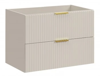 Szafka łazienkowa pod umywalkę wpuszczaną Adel 80 cm, kaszmir