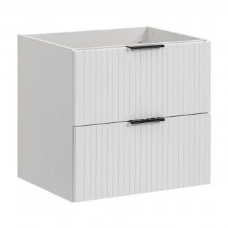 Szafka łazienkowa pod umywalkę wpuszczaną Adel 60 cm, biały mat