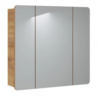 Szafka łazienkowa z lustrem 3-drzwiowa 80 cm, Aruba 843 FSC