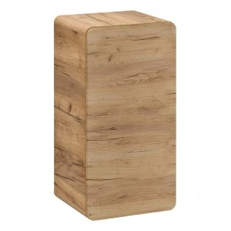 Niska szafka łazienkowa, wisząca Aruba 810 FSC, dąb craft złoty