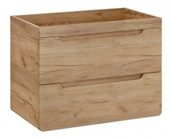 Wisząca szafka podumywalkowa 80 cm, Aruba 821 FSC, dąb craft złoty