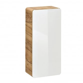 Szafka łazienkowa boczna Aruba 830 FSC dąb craft złoty/biały połsyk