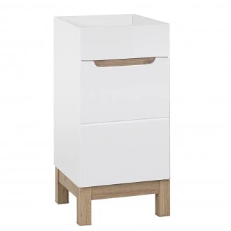 Stojąca szafka pod umywalkę wpuszczaną 40 cm, Bali 823, biała