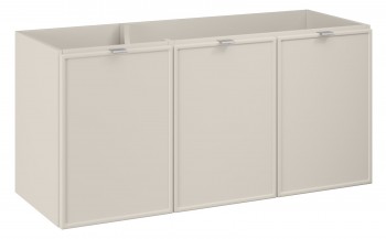 Trzydrzwiowa szafka łazienkowa Bella 120 cm, kaszmir
