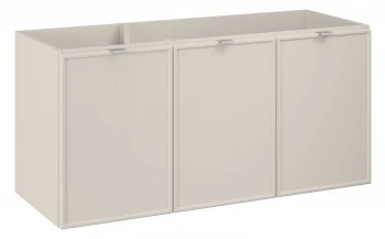 Trzydrzwiowa szafka łazienkowa Bella 120 cm, kaszmir