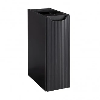Wąska szafka łazienkowa podblatowa Nova 20 cm, czarny mat
