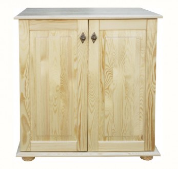 Dwudrzwiowa komoda drewniana KDM-7b, sosna