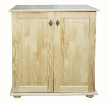 Dwudrzwiowa komoda drewniana KDM-7b, sosna