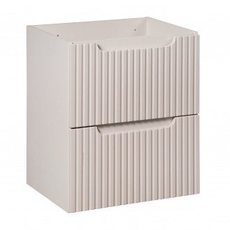 Wisząca szafka podumywalkowa 2 szuflady Nova 50 cm, kaszmir mat