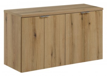 Szafka 4-drzwiowa pod umywalkę nablatową Nova 100 cm, dąb coast evoke