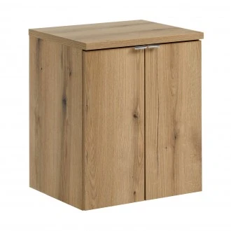 Szafka 2-drzwiowa pod umywalkę nablatową Nova 50 cm, dąb coast evoke