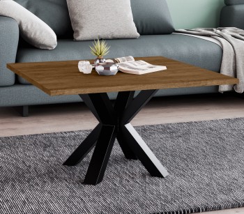 Kwadratowy stolik kawowy Noe z blatem 60x60 cm