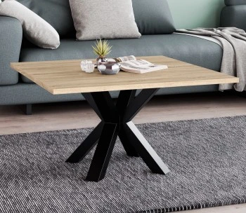 Kwadratowy stolik kawowy Noe z blatem 90x90 cm