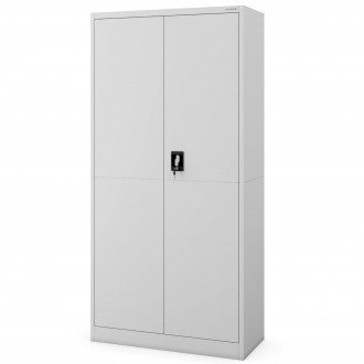 Metalowa szafa gospodarcza Dawid Smart 90x40x185 cm, szara