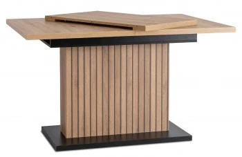 Rozkładany stół z lamelami Giant 130-180 cm, dąb artisan