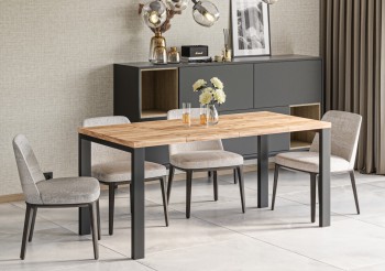 Stół Garant 170 Endo z blatem 80x80 rozkładany do 170 cm- KOPIA