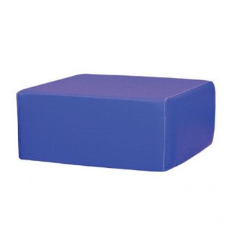 Piankowa pufa przedszkolna Kiddo kwadrat, wysokość 15 cm