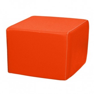 Piankowa pufa przedszkolna Kiddo kwadrat, wysokość 25 cm