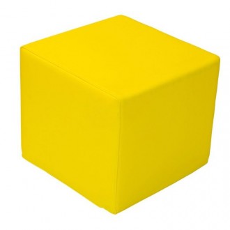 Piankowa pufa przedszkolna Kiddo kwadrat, wysokość 30 cm