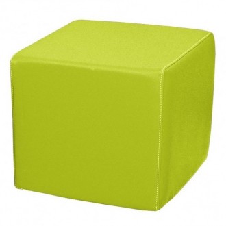 Piankowa pufa przedszkolna Kiddo kwadrat, wysokość 35 cm
