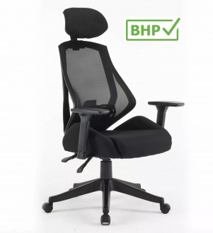 Ergonomiczne krzesło biurowe Q-406M Signal, zgodne z normą BHP