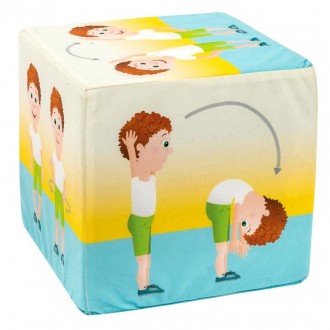 Piankowa kostka edukacyjna Rubikids, ćwiczenia
