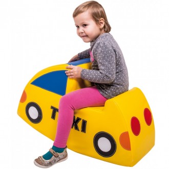 Dziecięcy bujak piankowy Taxi