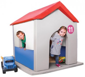 Zestaw kształtek piankowych do przedszkola Playhome, szary