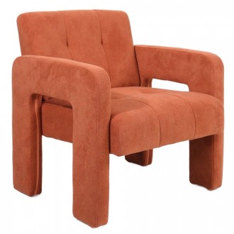 Designerski fotel do domu i kawiarni Pelle, tkanina