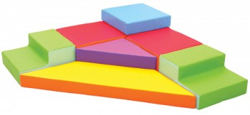 Zestaw piankowych materacy do przedszkola Megaform - 8 elementów