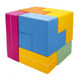 Wieloczęściowa kostka piankowa Geoform - 7 elementów