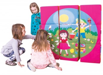 Zestaw piankowych kostek edukacyjnych Puzzilo - Cztery Pory Roku
