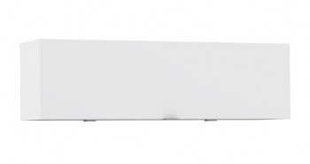 Szafka ścienna Poole 121, szerokość 110 cm, kolor biały