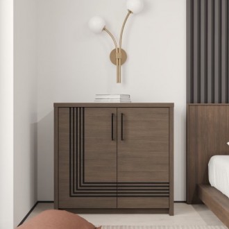 Dwudrzwiowa komoda z lamelami Eufemius 221L