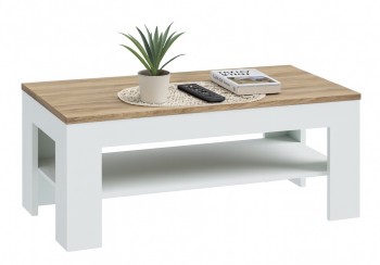 Stolik kawowy z półką Lewisville 5016 Secret Grey/dąb Valencia
