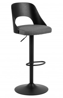 Hoker z regulacją wysokości Lucy Actona, czarny / szary