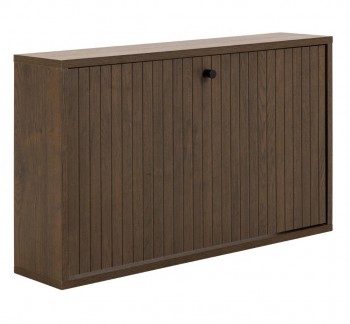 Wisząca szafka na buty z lamelami Albany Actona, dąb dymiony