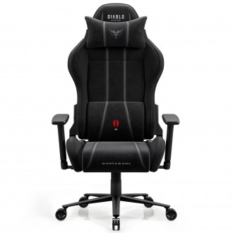 Fotel gamingowy materiałowy Diablo X-One 2.0 King Size, Burned Black