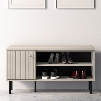 Szafka na buty z siedziskiem Sophie 15, kaszmir