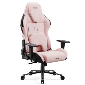 Fotel gamingowy materiałowy Diablo X-One Prime Normal Size, Akira Pink