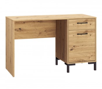 Biurko z szafką i szufladą Nevio 23, dąb artisan