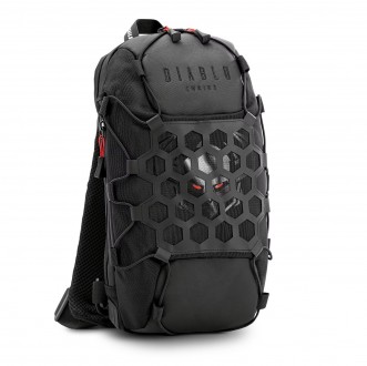 Plecak sling bag Diablo z motywem, kolor czarny