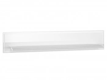 Półka ścienna 120 cm Goldin 09, biały połysk