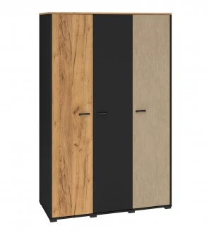 Szafa 120 cm z drążkami i półkami Colt 01 do pokoju młodzieżowego