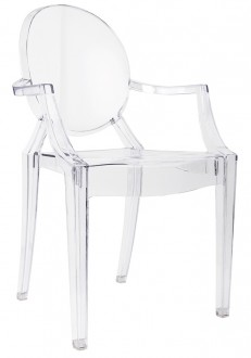 Krzesło Louis transparentne