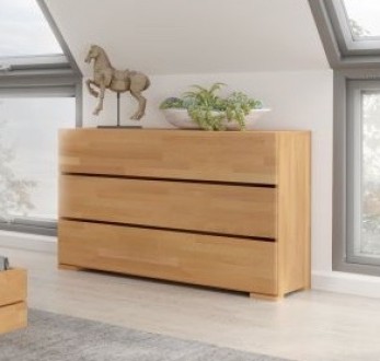 Komoda bukowa Visby Sandemo 3S