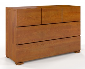 Komoda sosnowa Visby Salerno 3+2 Kupmeble.pl BIURKO SOSNOWE BIAŁE 140cm drewniane SOSNA lita 1399 zł
