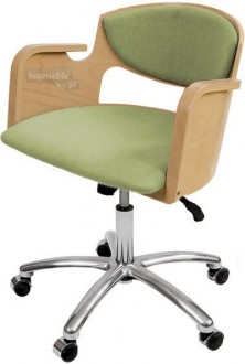 Krzesło Vincent Obrotowy Wood Lux No
