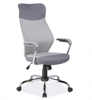 Szare krzesło biurowe Q-319
