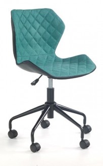 Pikowane krzesło biurowe z czarnym tyłem Matrix